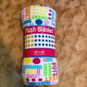 NEW Dots Candy Fuzzy Blanket!!!!